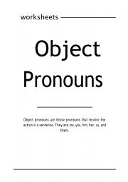 object pronouns