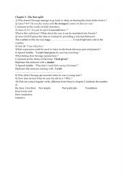 English Worksheet: A christmas carol chapters 3.4.5.6 + assessment