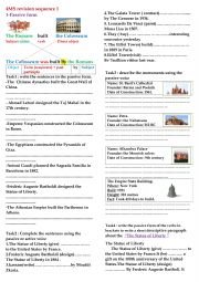 English Worksheet: revision about the passive voice and the comparative