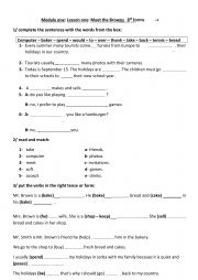 English Worksheet: 8th form worksheets