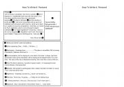 English Worksheet: how to write a postcard 