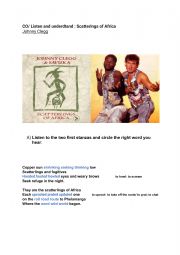 Study the song Scatterlings of Africa by Johnny Clegg