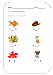 short vowel 