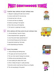 PAST CONTINUOUS TENSE