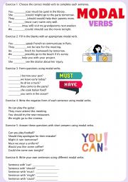 Modal verbs worksheet