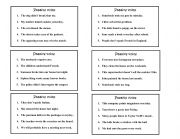 English Worksheet: Passive voice speaking cards