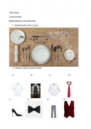 English Worksheet: At the Restaurant