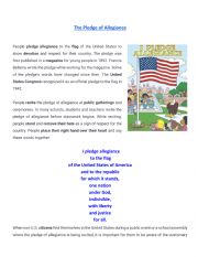Pledge of Allegiance for EL students