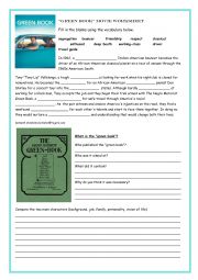 English Worksheet: greenbook