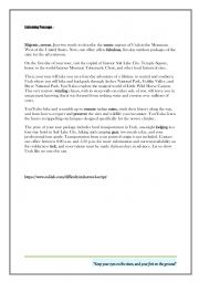 English Worksheet:  mid term test 14th form
