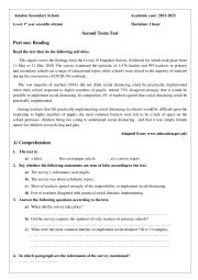English Worksheet: exam communication