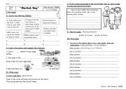 English Worksheet: Market Day