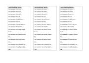 English Worksheet: WARM UP Activities 