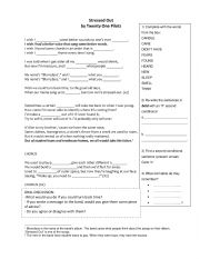 English Worksheet: Stressed out