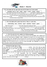 English Worksheet: english
