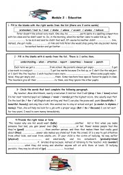 English Worksheet: english