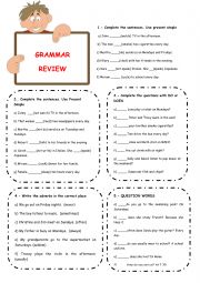 GRAMMAR REVIEW