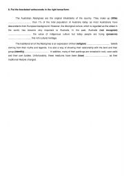 English Worksheet: exercices