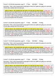 English Worksheet: Lesson 5: It�s all in the preparation  1st form Tunisian pupils 