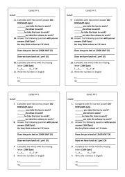 English Worksheet: SIMPLE PRESENT 