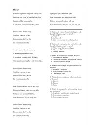 English Worksheet: Poem 