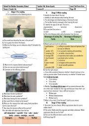 English Worksheet: 2nd Form - Lesson A1 - Hard to Decide - One 2-hour Session