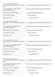 English Worksheet: concession time