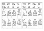 English Worksheet: toy