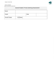 English Worksheet: Listening