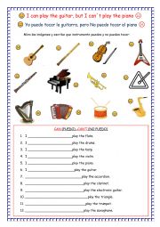 MUSICAL INSTRUMENTS USING WANT AND CAN-CANT