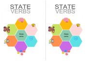 Stative vebs fill in worksheet