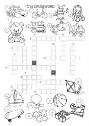 TOYS - CROSSWORD