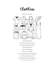 Clothes Vocabulary