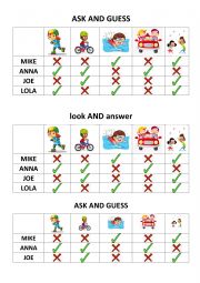 English Worksheet: WHAT CAN YOU DO?