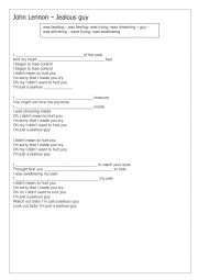 English Worksheet: Past Continouous