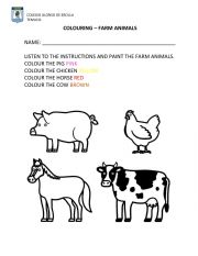 English Worksheet: Activity for Kindergarten