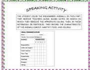 ENDANGERED ANIMALS ACTIVITY 