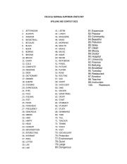 English Worksheet: SPELLING BEE WORDS