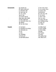 English Worksheet: English consonants and vowels