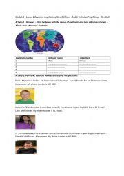 Worksheet useful for technical prep school pupils