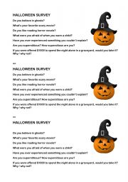 Halloween survey