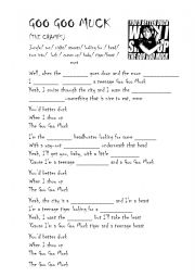 English Worksheet: GOO GOO MUCK