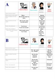 English Worksheet: Gap Activity