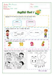 English Worksheet: Quiz