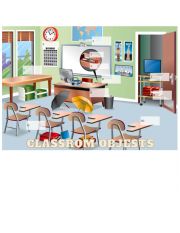 English Worksheet: The CLASSROM OBJECTS
