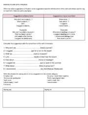 English Worksheet: MAKING PLANS WITH YOUR FRIENDS 