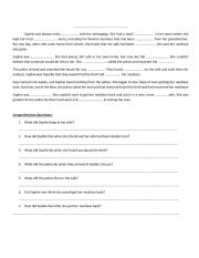 English Worksheet: sopihies house