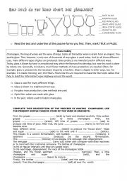 English Worksheet: Passive Voice - Present