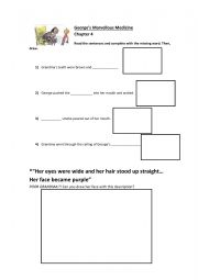 English Worksheet: George�s Marvellous Medicine 