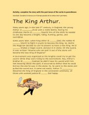 English Worksheet: The psat simple - the tale of King Arthur
